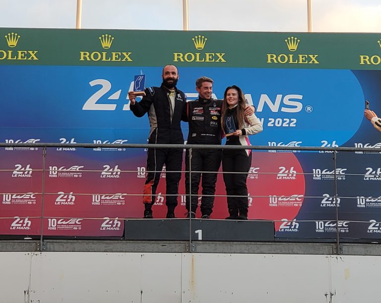 First Podium at le Mans.